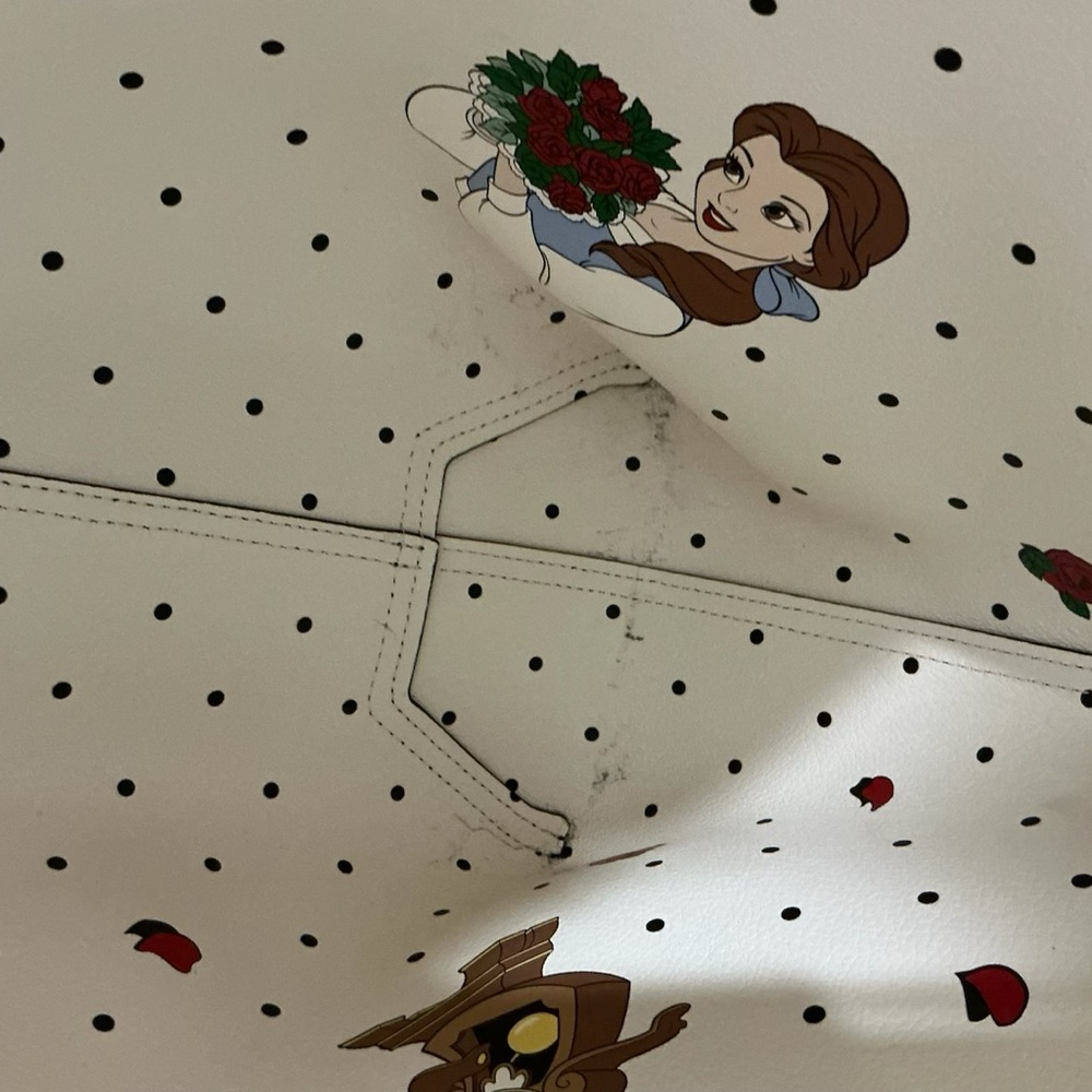 Disney x Kate Spade Beauty and the Beast Black Tote - Picture 7 of 8